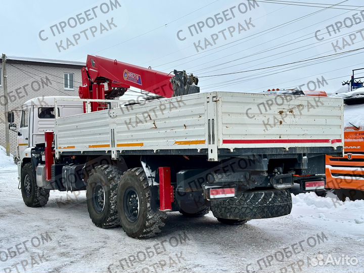 Бортовой грузовик КАМАЗ 43118 с КМУ Horyong, 2022