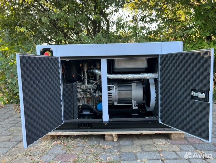 Дизельный генератор 15 кВт g-power трехфазный DG18