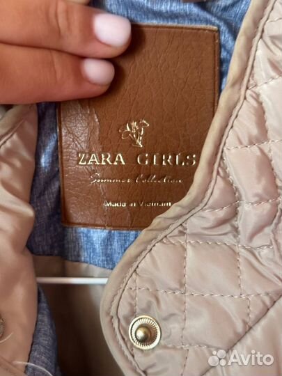 Куртка весна осень для девочки zara