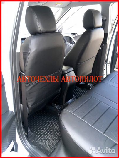 Чехлы Автопилот Hyundai Creta 1 из экокожи чёрные