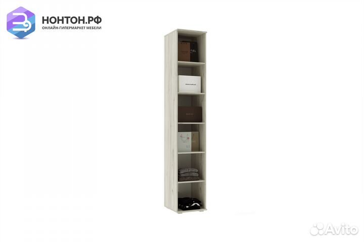 Пенал Ева NEW дуб крафт белый