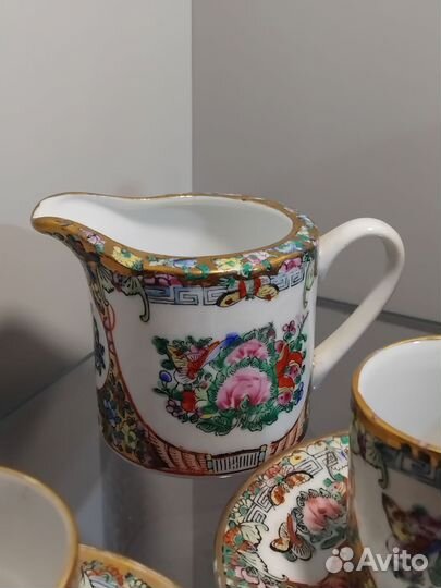 Сервиз кофейный, старый Китай, винтаж, СССР