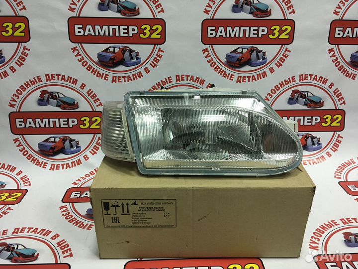 Блок-фара ваз-2114,2115 прав (бел угол) (Бош