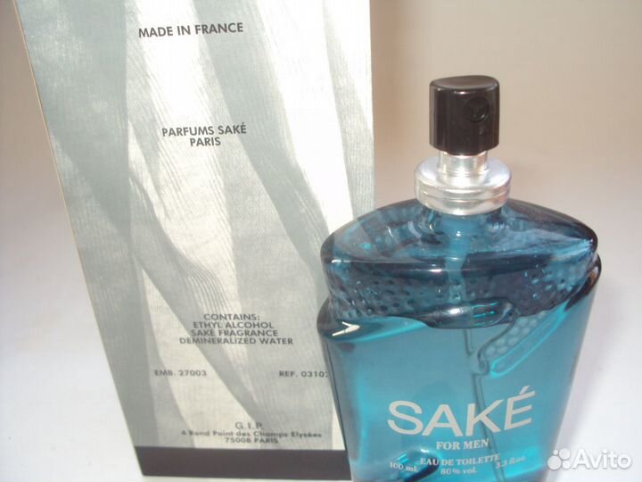 Tуалетная вода Sake FOR MEN 100ml paris 1992