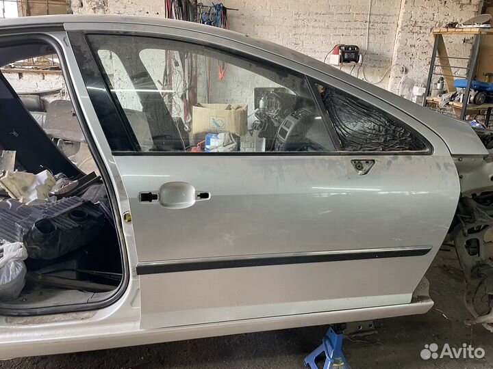 Дверь передняя правая пежо 407