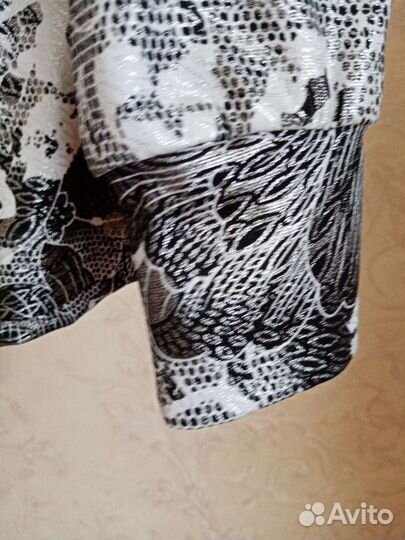 Блуза женская серебро р. 48