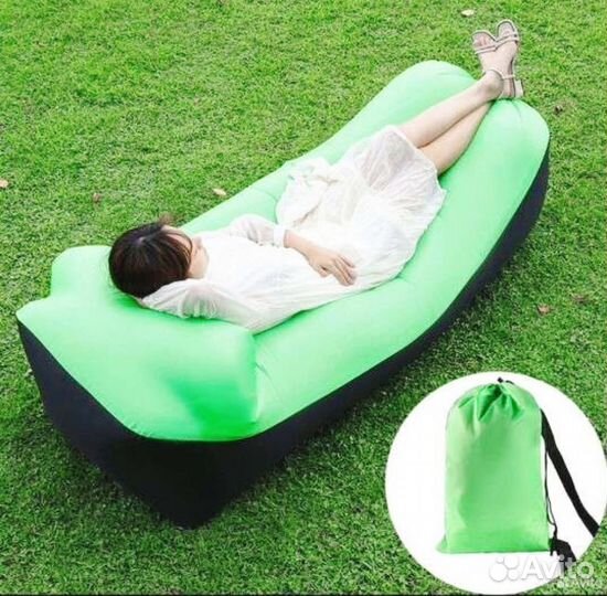 Надувной матрас диван кресло ламзак VIP с подушкой