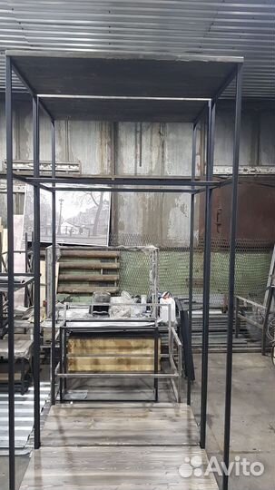 Напольная вешалка рейл напольный для одежды