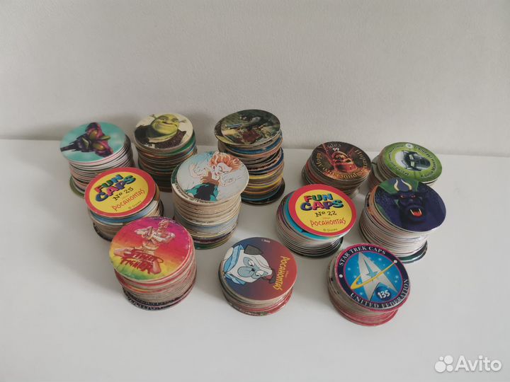 Фишки кэпсы 280 штук