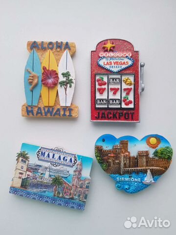 Магниты на холодильник из разных стран