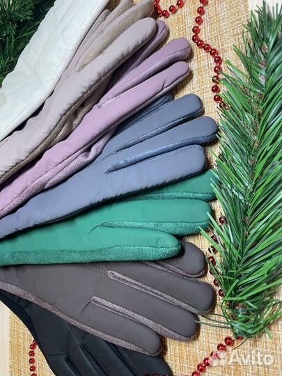 Перчатки зимние новые