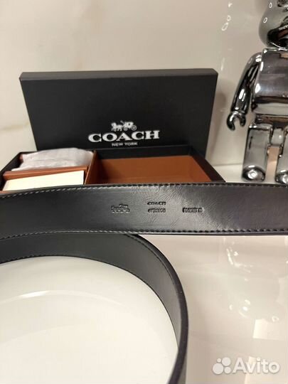 Мужской кожаный ремень Coach