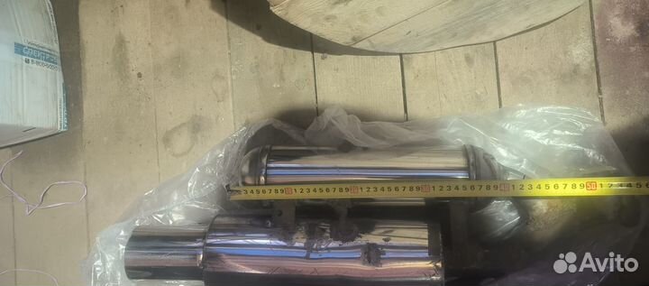 Глушитель прямоточный HKS Hi-Power оригинал