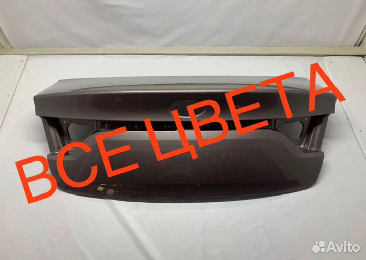 Крышка багажника кофейная на Hyundai Solaris 2