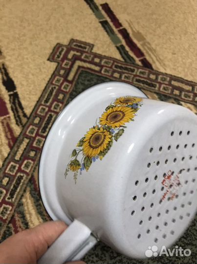 Дуршлаг эмалированный