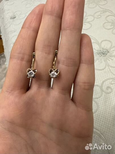 Золотые сережки