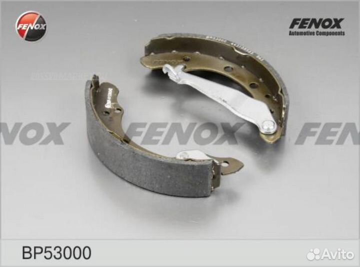 Fenox BP53000 Колодки тормозные барабанные зад прав/лев