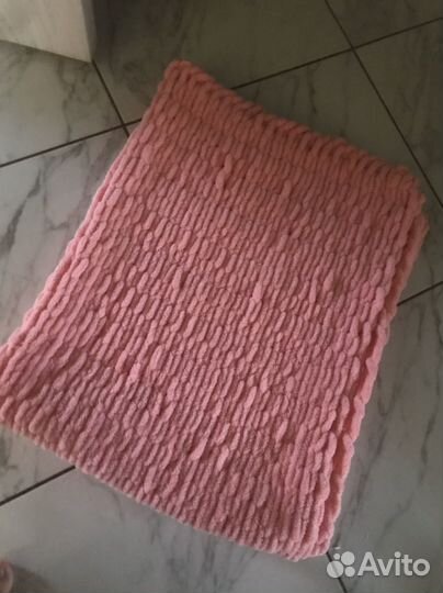 Плед детский вязаный ручная работа