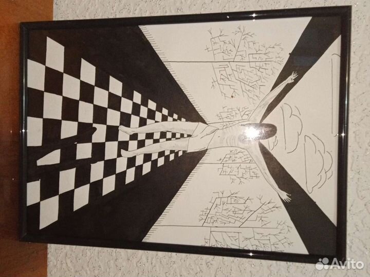 Графика Земное притяжение