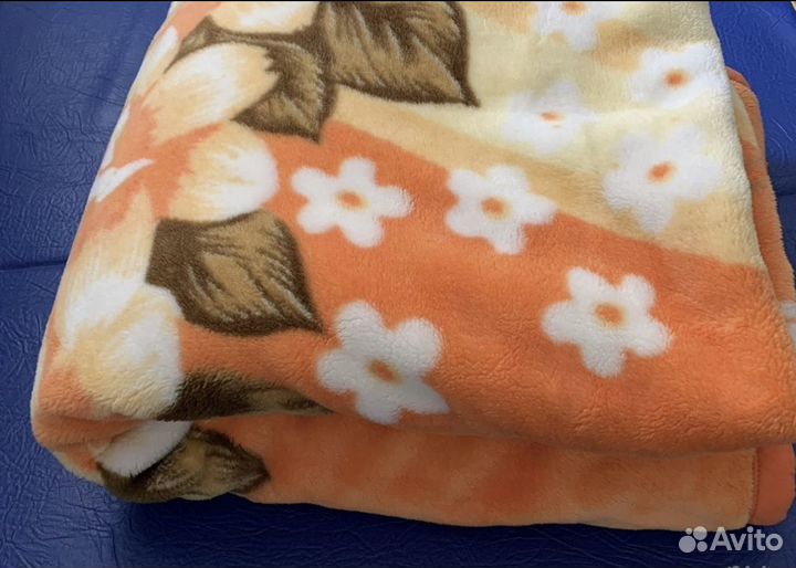 Одеяло плед покрывало плюшевое тёплое 230x 200