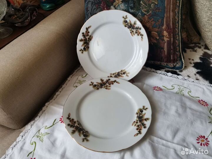 Чайные пары Тарелки Молочник Чехия Япония лфз