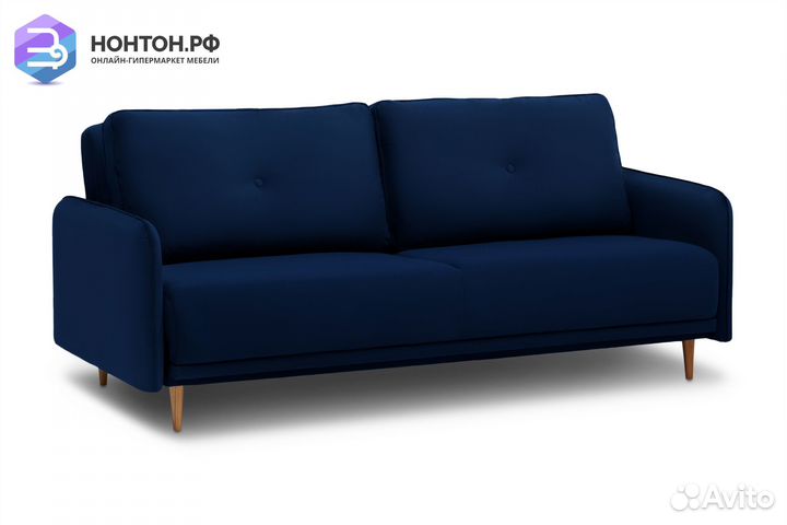 Диван книжка Эстет темно-синий