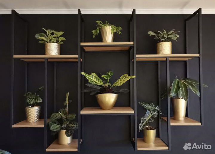 Полка настенная в стиле лофт