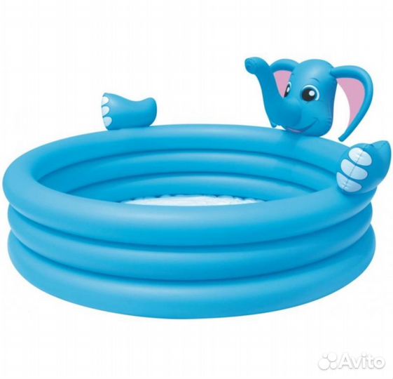 Детский надувной бассейн бу+круг надувной пеликан