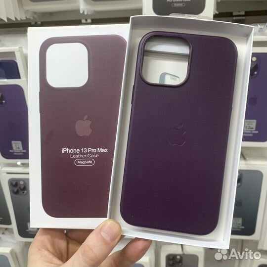 Чехол на iPhone 13 Pro Max MagSafe фиолетовый LC