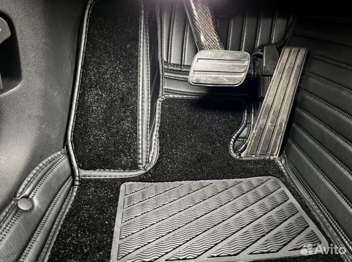 3D коврики из экокожи Porsche Panamera 2019 GT