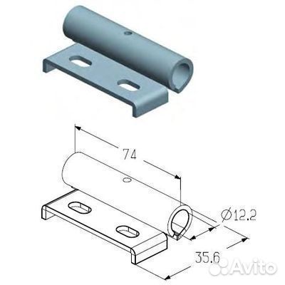 Запчасти для секционных ворот Алютех