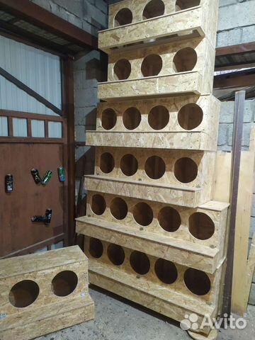 Гнёзда для кур с яйцесборником