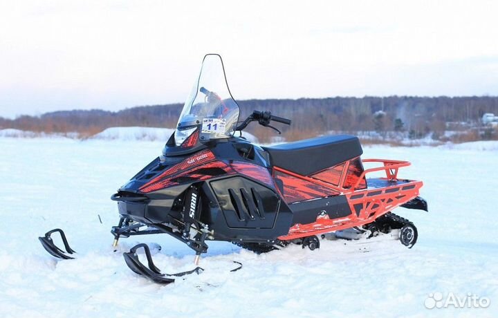 Снегоход irbis tungus 500L NEW красно-чёрный