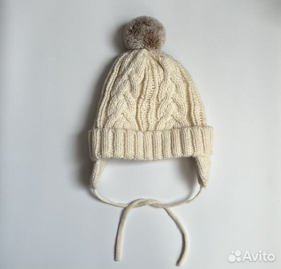 Шапка детская, варежки