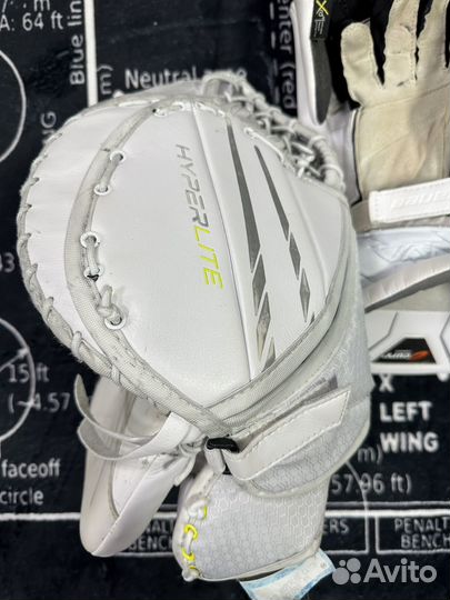 Хоккейные ловушка и блин вратаря Bauer Hyperlite