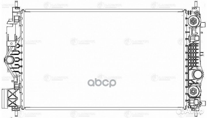 Радиатор охл. для а/м Opel Astra J (09) 1.6T A