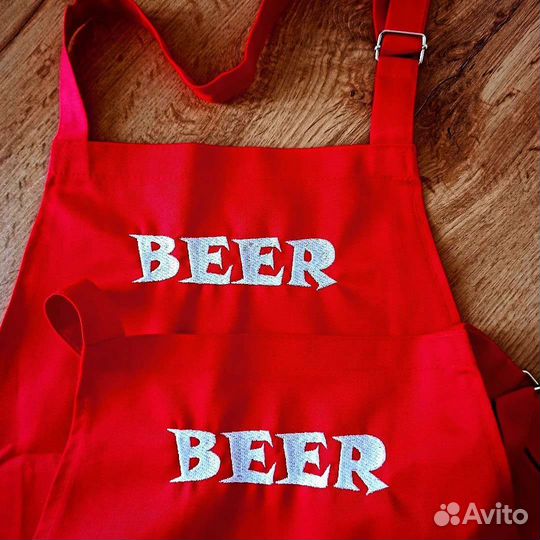 Фартук, униформа с вышивкой