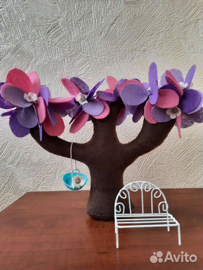 Дерево из фетра
