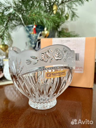 Салатник хрустальный