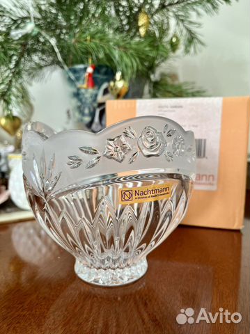 Салатник хрустальный