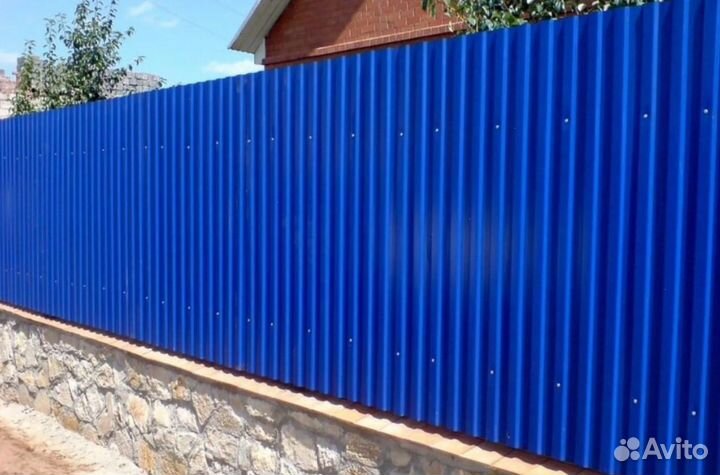 Забор металлический цена за метр качественно