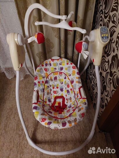 Детские электронные качели graco