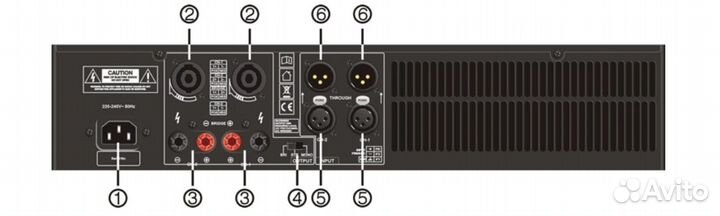 Усилитель мощности crcbox TK-4000