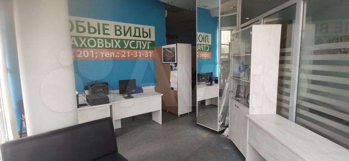Офис на первом этаже, 52 м²