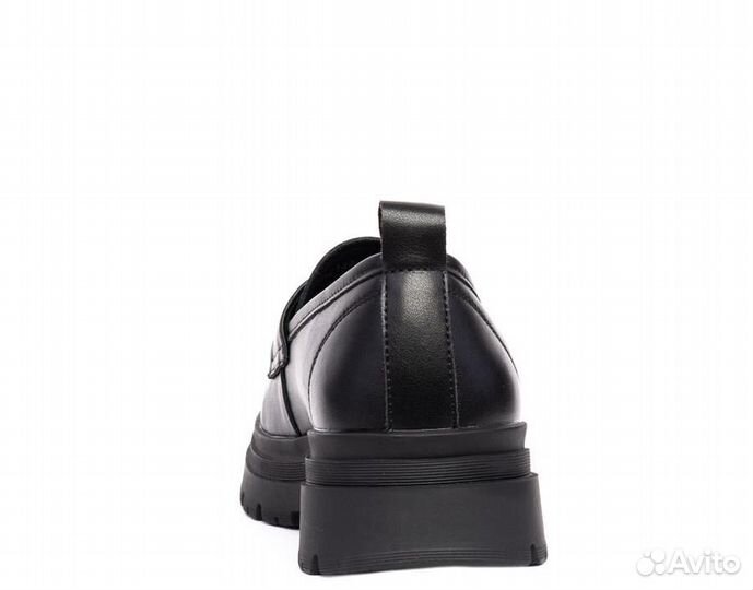 Женские туфли, натуральная кожа, цвет черный, 39