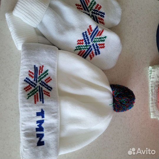 Варежки и шапка с чр по биатлону