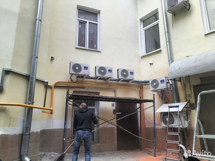 Установка кондиционеров монтаж сплит систем