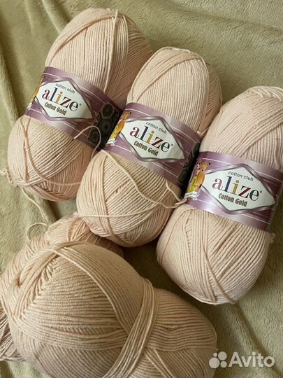 Пряжа Alize Cotton gold color:401