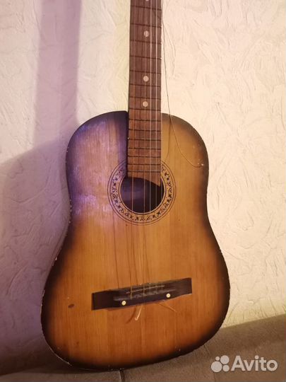 Акустическая гитара СССР росмузпром