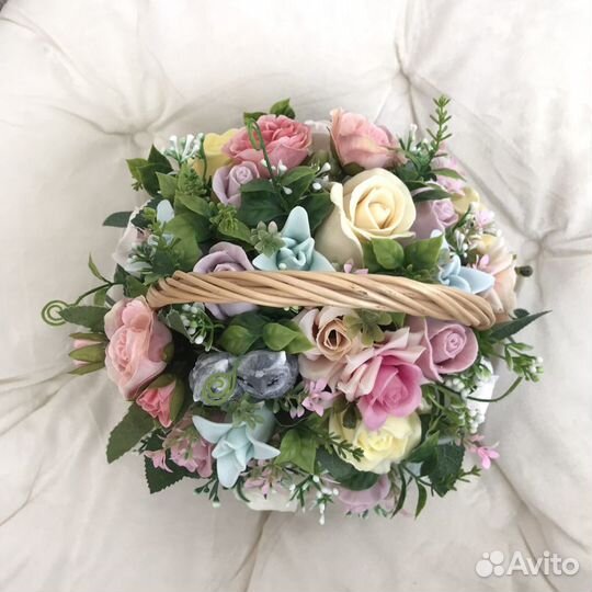 Букет из мыла ручной работы